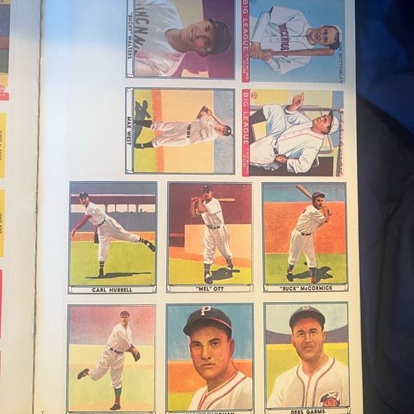 1977 Dover Reprints Vintage Baseball Cards Book 8 Pages Pre-War BB Cards - Picture 4 of 16
